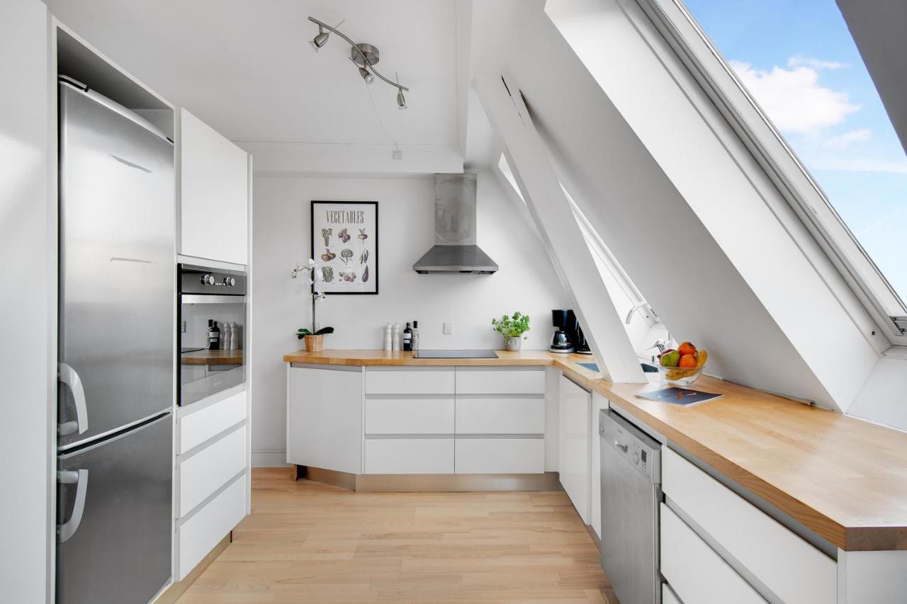 Sanders Leaves - Cute One-Bedroom Apartment With A Large Rooftop Terrace Копенгаген Екстер'єр фото